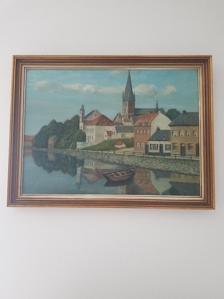 Schilderij, Antiek en Kunst, Kunst | Schilderijen | Klassiek, Ophalen, Doek, Olieverf, Klassiek