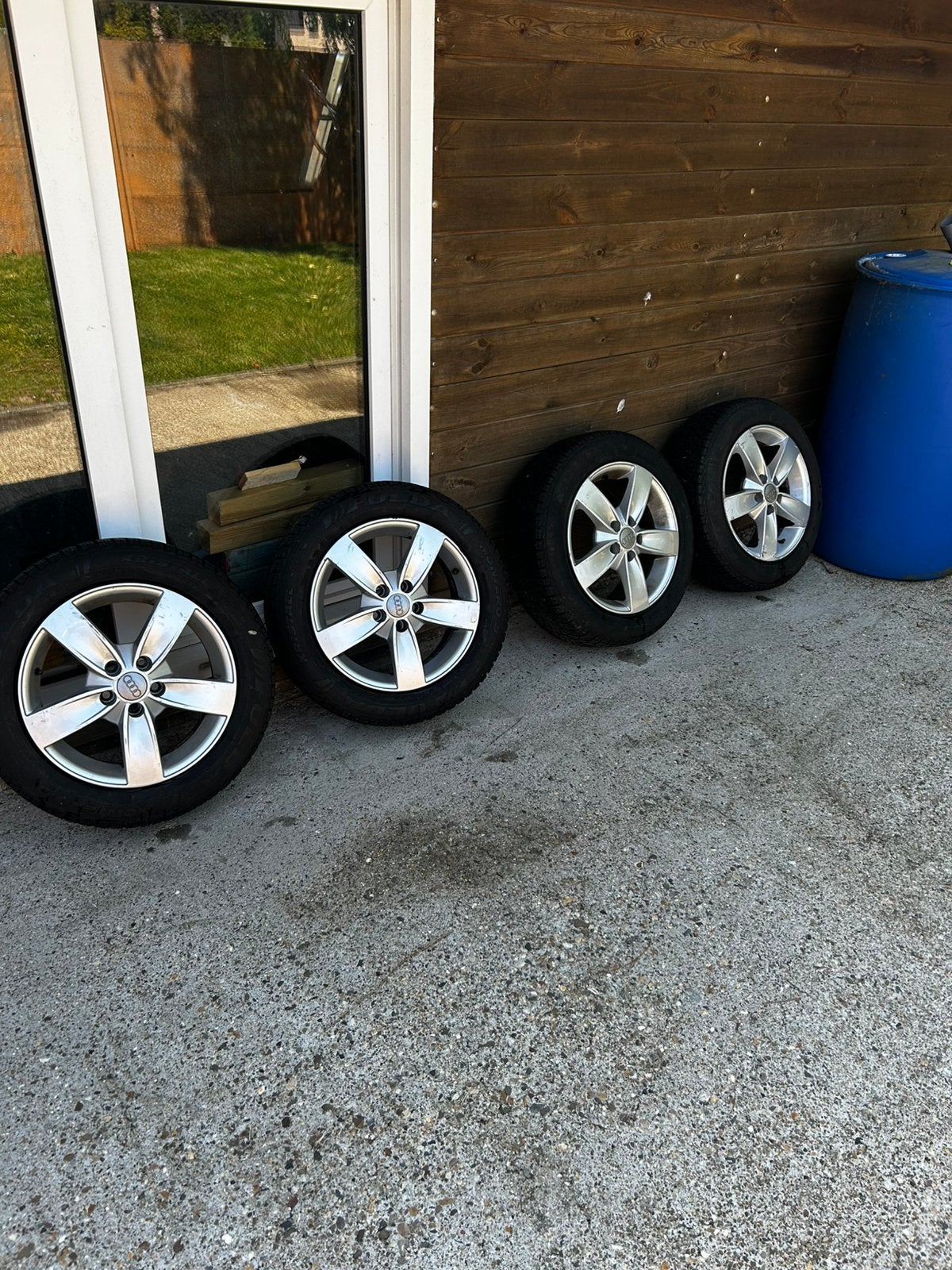 Licht metalen velgen audi/vw polo, Auto-onderdelen, Ophalen, Gebruikt, 15 inch, Velg(en)