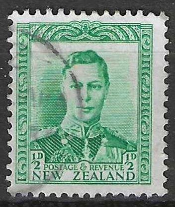 Nouvelle-Zélande 1938/1941 - Yvert 237 - 1/2 p. (ST), Timbres & Monnaies, Timbres | Océanie, Affranchi, Envoi