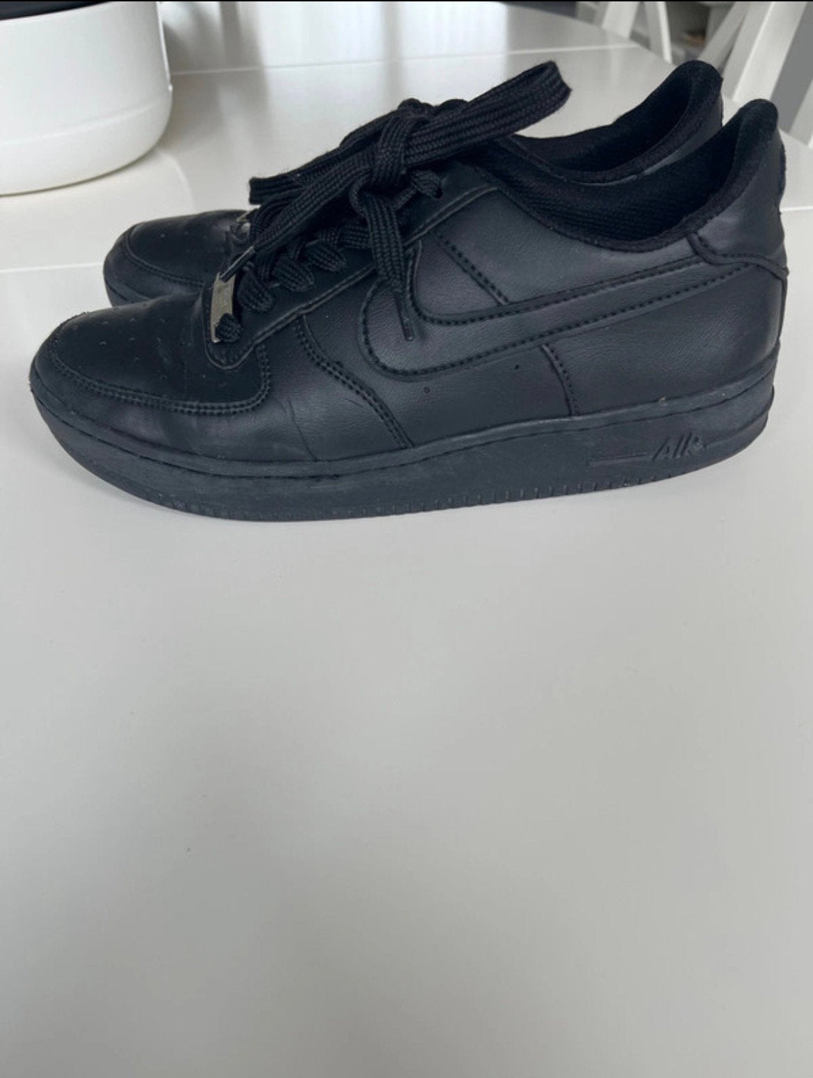 Zwarte Nike Air Force 1’s, Kleding | Heren, Schoenen, Ophalen, Zwart, Sneakers, Gedragen