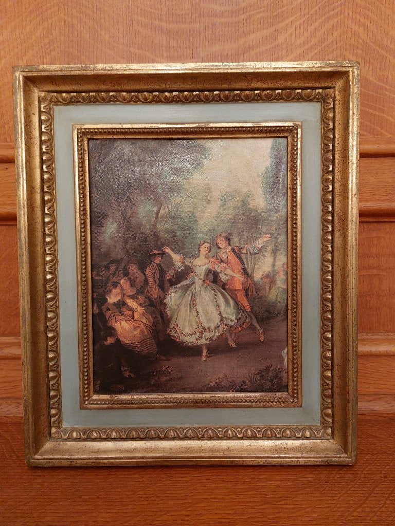 Schilderij Nicolas Lancret, Ophalen, Klassiek, Ingelijst, Portret of Personen
