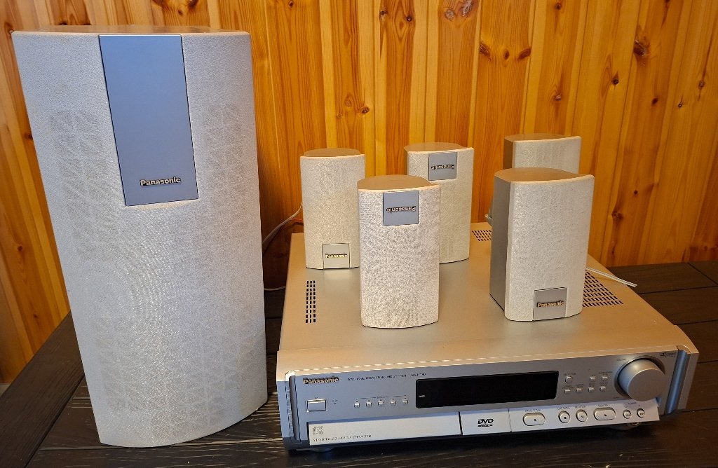 Panasonic SA-HT80 - 5-cd-wisselaar, Enlèvement, Utilisé, Panasonic, Lecteur DVD