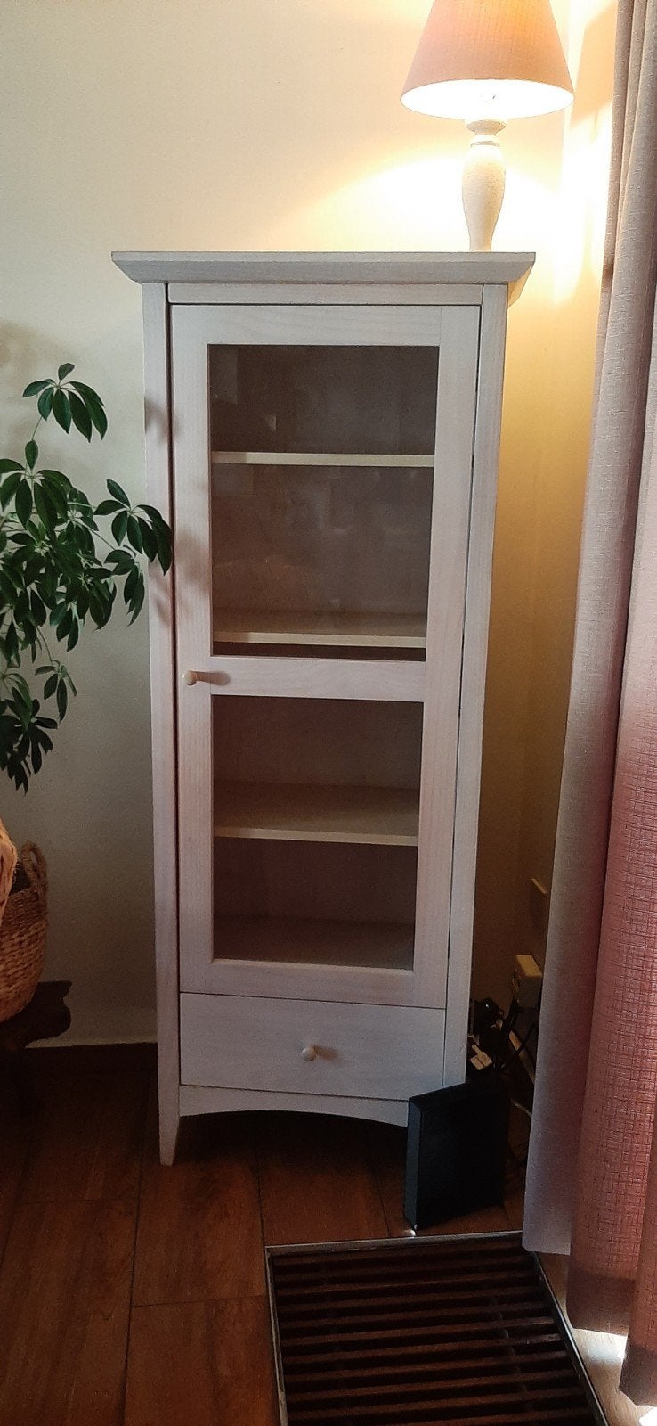 Landelijk whitewash kastje met lade, Huis en Inrichting, Ophalen, Gebruikt, Met lade(s), 50 tot 100 cm