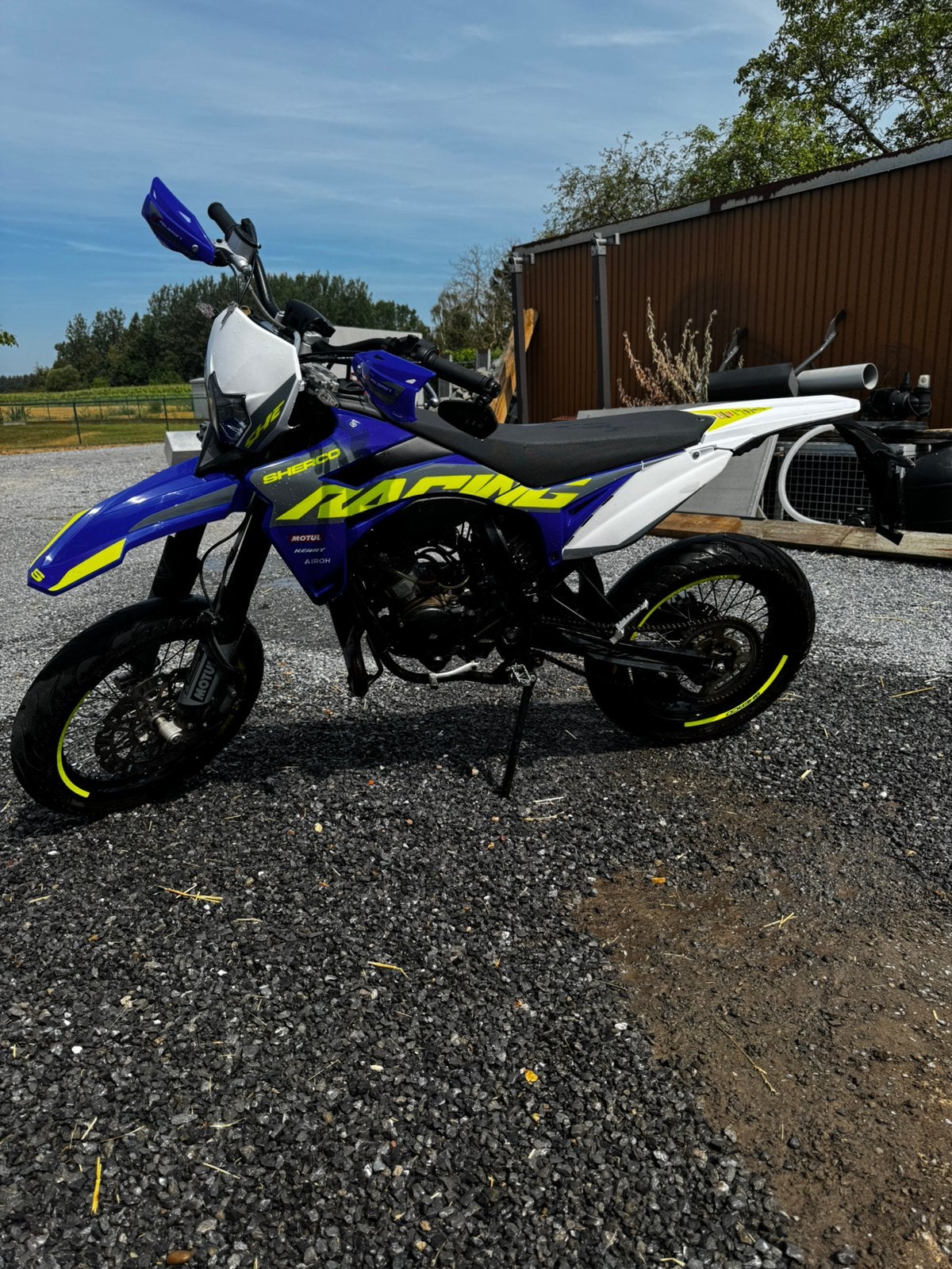 Sherco racing 50cc, Fietsen en Brommers, Ophalen, Zo goed als nieuw, Klasse B (45 km/u), 50 cc
