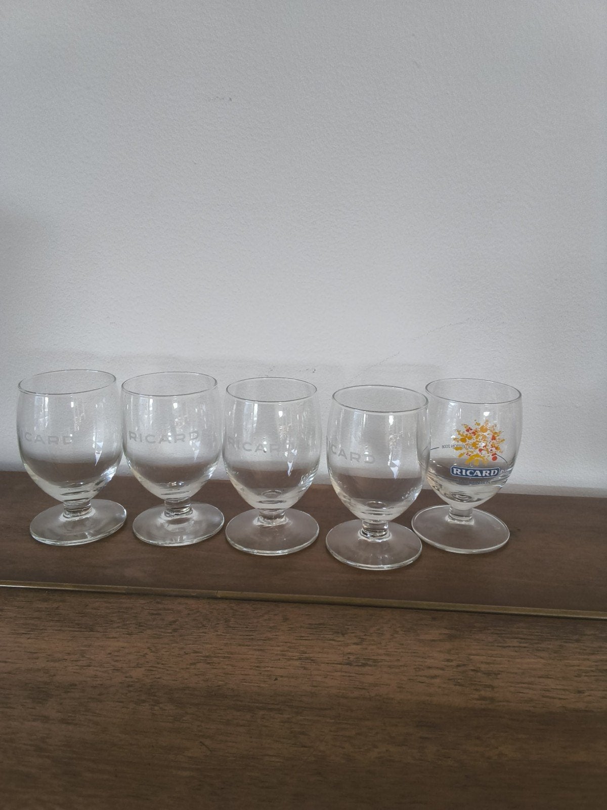 3 euros pièce verres  RICARD de collection, Collections, Enlèvement ou Envoi