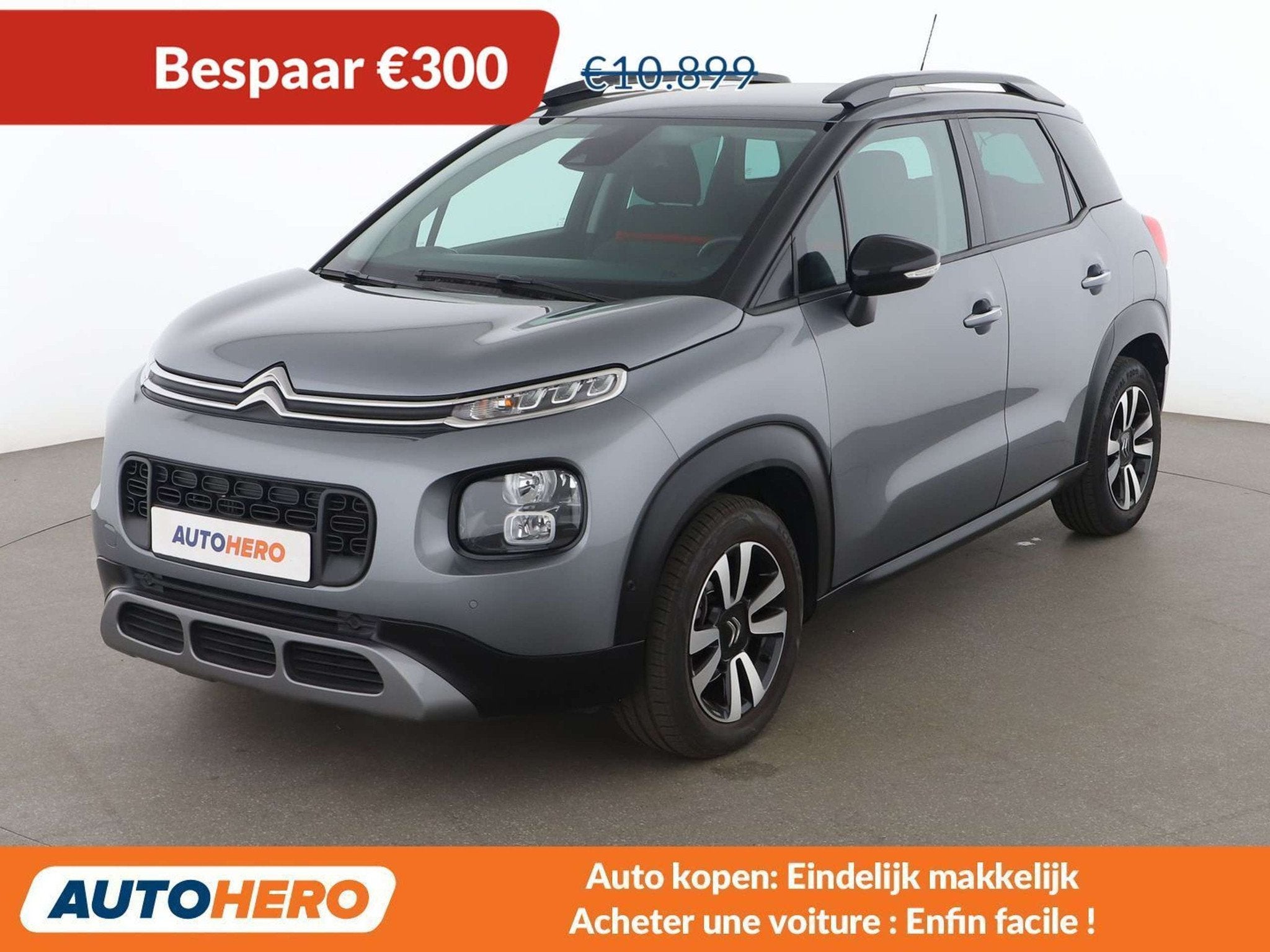 Citroën C3 Aircross 1.2 PureTech Shine (bj 2019), Auto's, Voorwielaandrijving, Stof, Gebruikt, Euro 6