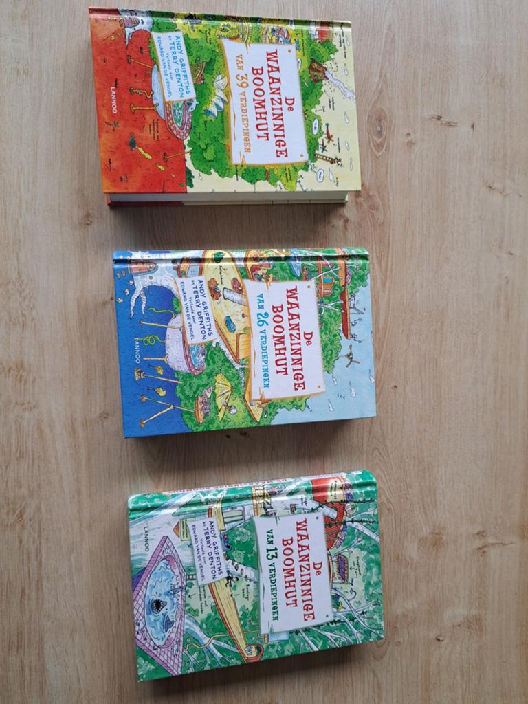 3 boeken, Ophalen