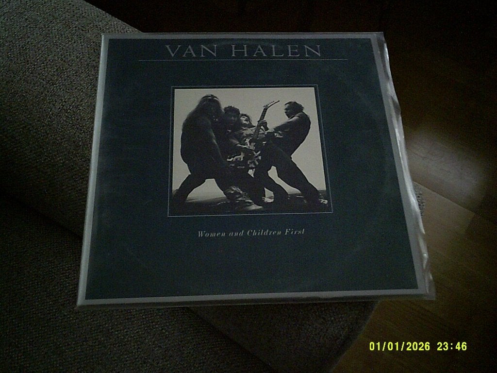 Van Halen – Women And Children First Met Poster, 1980 - 1989, Ophalen of Verzenden, 12 inch, Inclusief poster