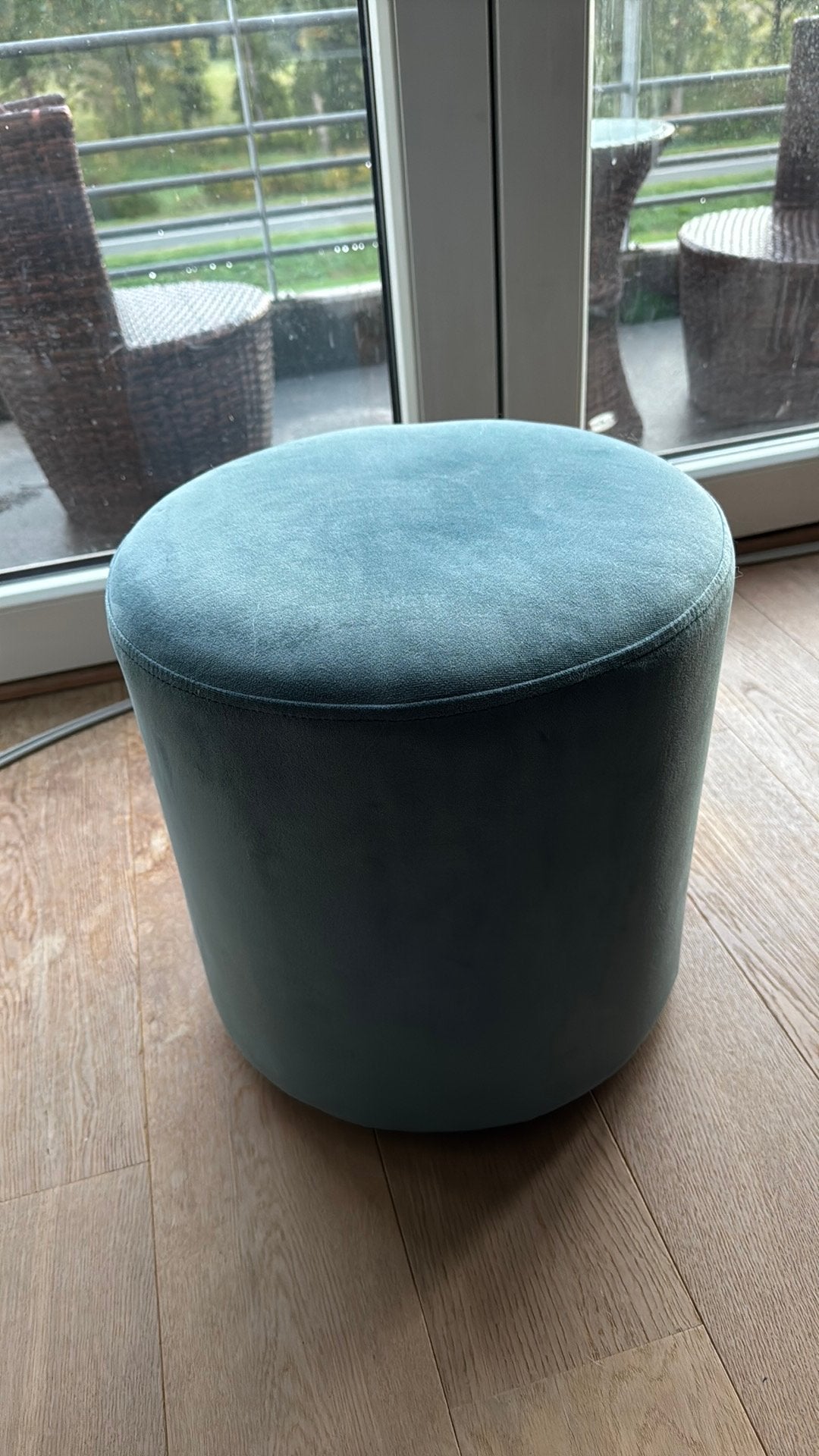 Tabouret pouf tissu, Maison & Meubles, Enlèvement, Comme neuf