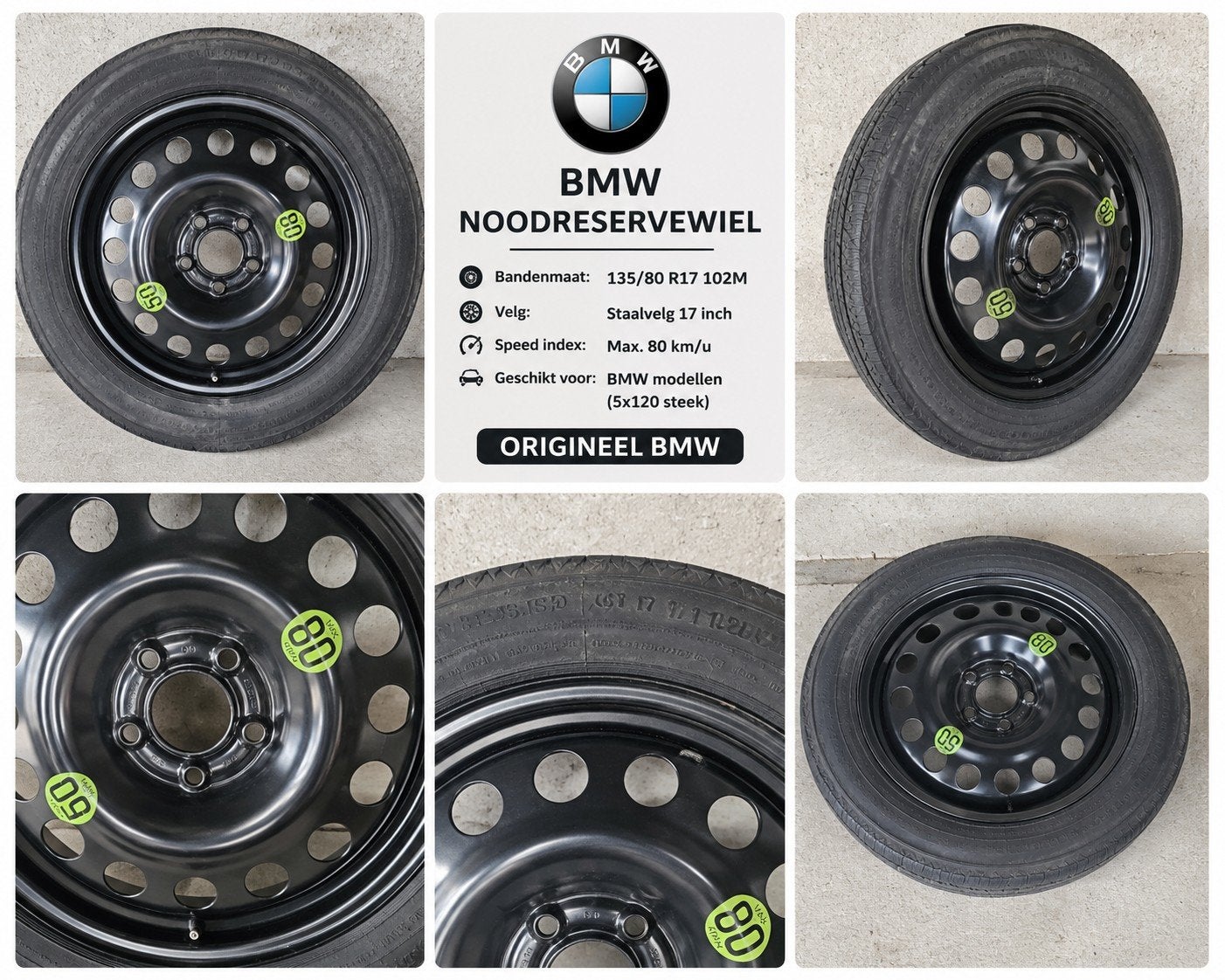 Reservewiel, Auto-onderdelen, Ophanging en Onderstel, BMW, Ophalen