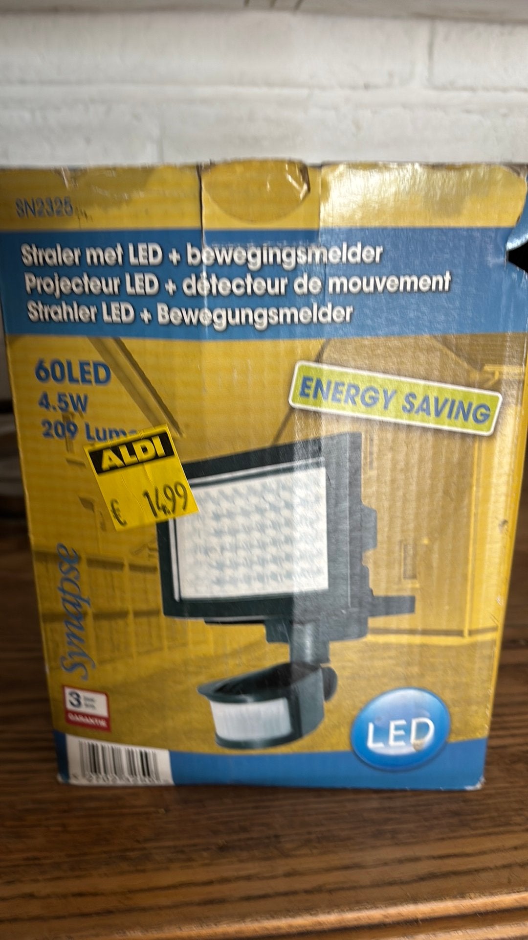 Projecteur LED, plus détecteur de mouvement, Enlèvement, Neuf, Détecteur de mouvement