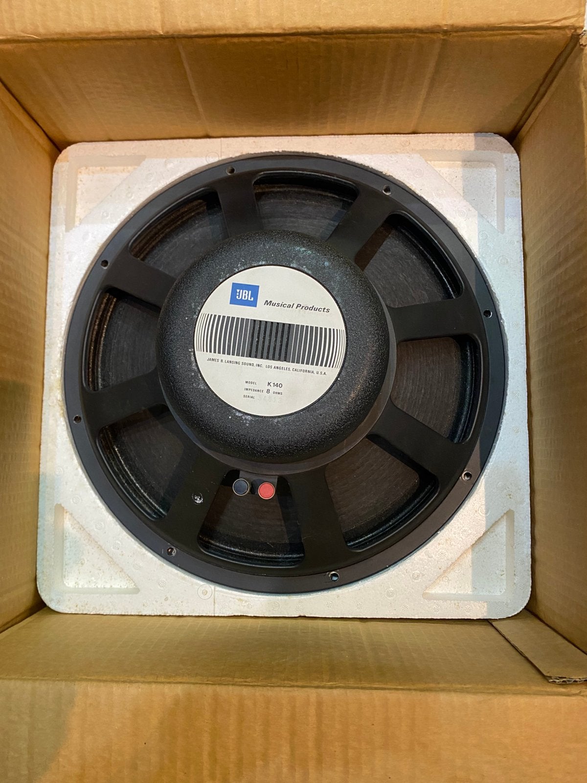 NOS JBL K140 speakers, Audio, Tv en Foto, Ophalen of Verzenden, Nieuw, JBL