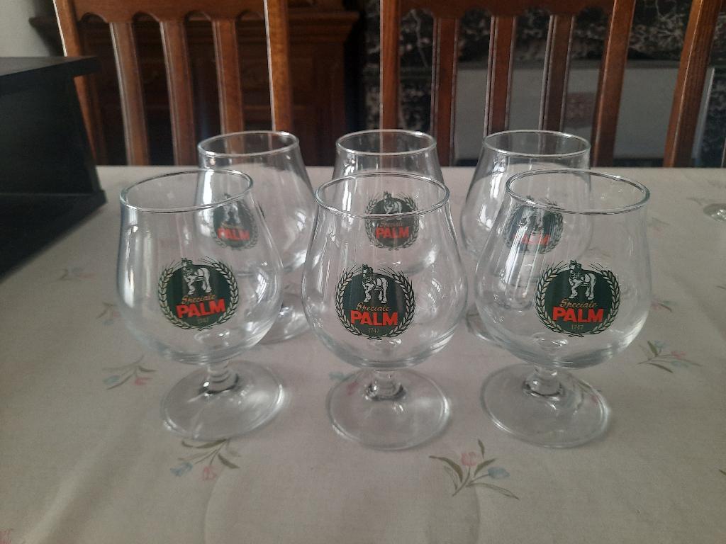 6 Palm glazen, Verzamelen, Ophalen