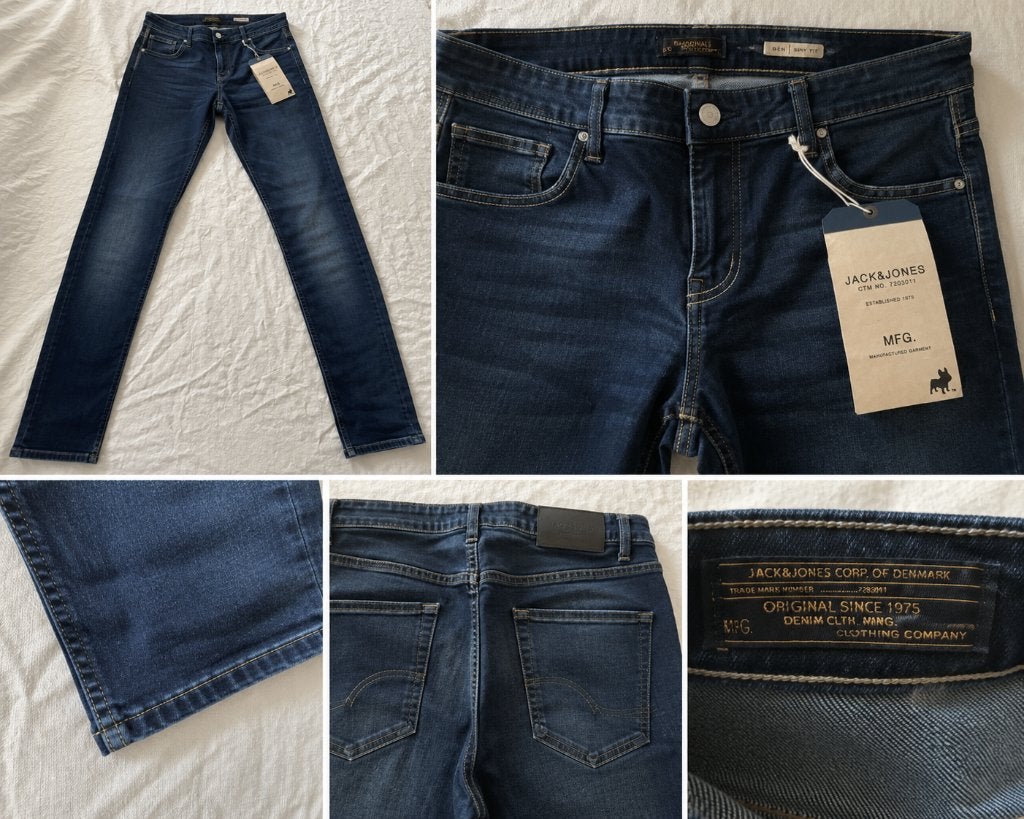 Jack & Jones Ben Skinny Fit Jeans - Donkerblauw, Nieuw, Verzenden, Blauw, Jack&Jones