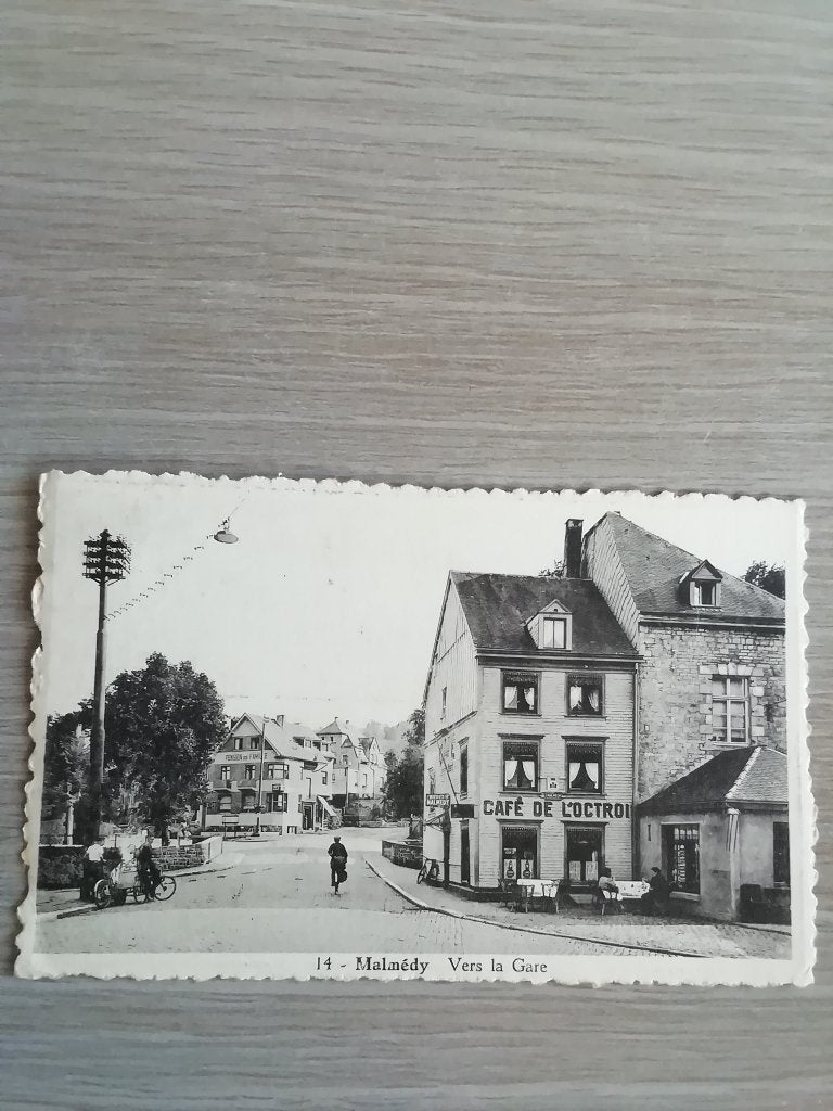 Postkaart Malmedy vers la gare, Verzamelen, Ophalen
