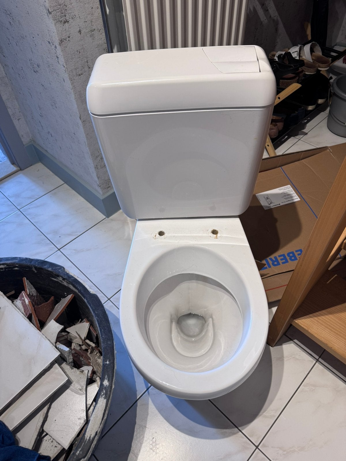 Toilette complète avec lunettes, Enlèvement, Utilisé, Toilettes