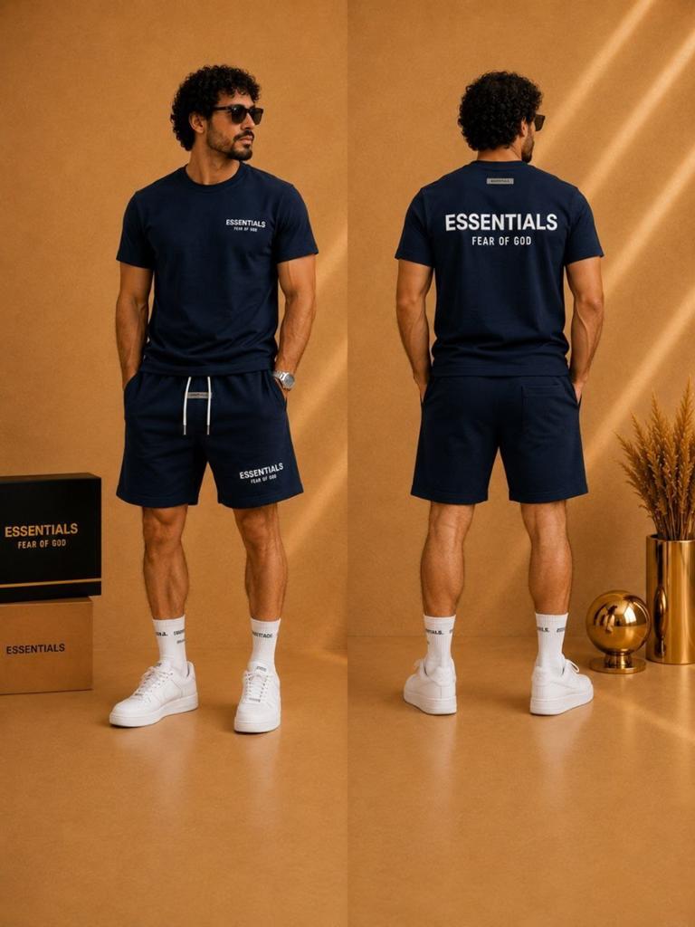Essentials sets tshirt+short, Vêtements | Hommes, Vêtements de sport, Neuf, Enlèvement ou Envoi, Général, Autres tailles
