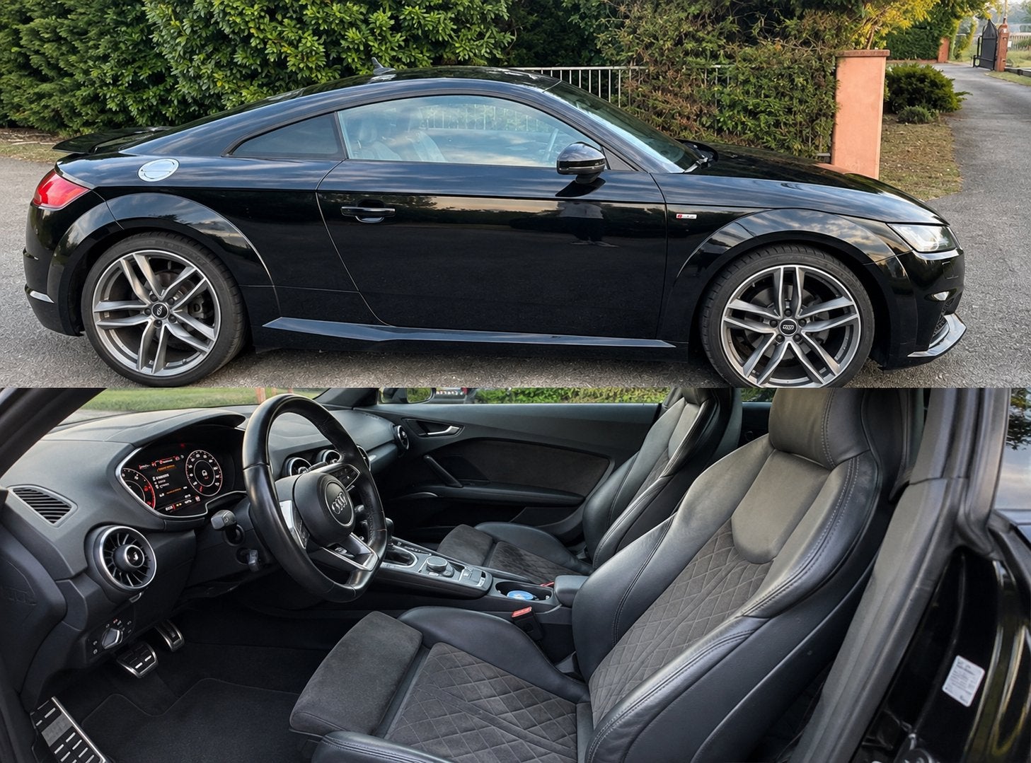 AUDI TT SLINE MATRIX FULL OPTIE, Cuir et Alcantara, Noir, Particulier, Quatre roues motrices / 4X4
