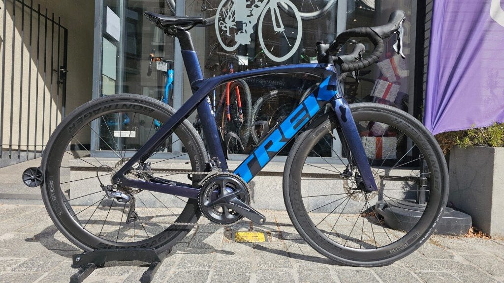 Racefiets Trek Madone SL6 Disc carbon*Carbonwielen Bontrager, Fietsen en Brommers, Ophalen, 28 inch, Carbon, Zo goed als nieuw