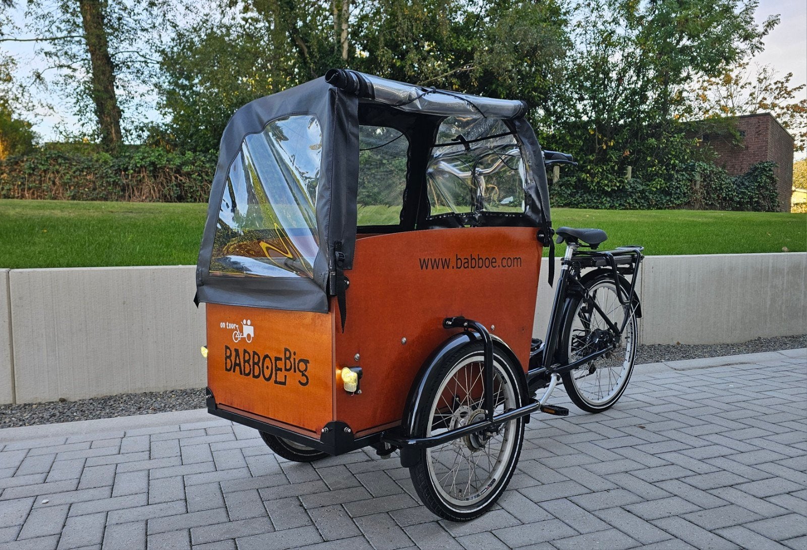 E-bakfiets Babboe Big 7versnelingen in perfecte staat, Ophalen, Zo goed als nieuw, 4 kinderen of meer, Elektrisch