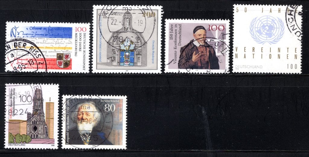 ALLEMAGNE Lot 1995 estampillé, Envoi, RFA, Affranchi