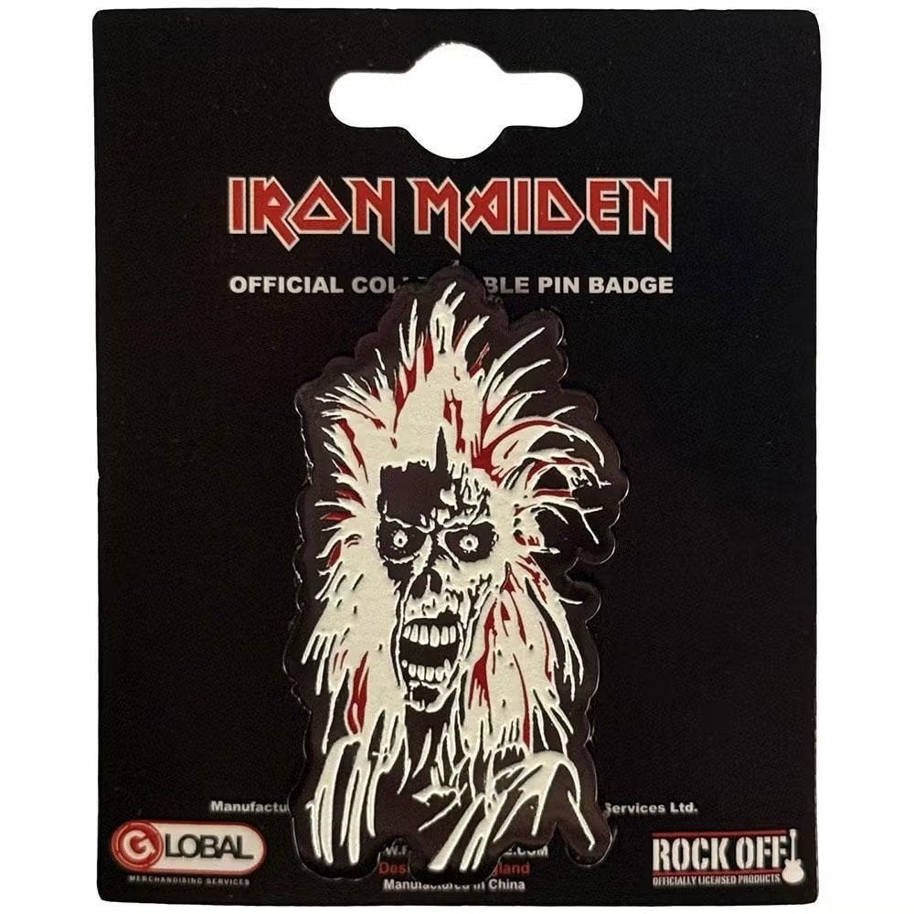 Iron Maiden Eddie - Pin officiële merchandise, Ophalen of Verzenden, Nieuw