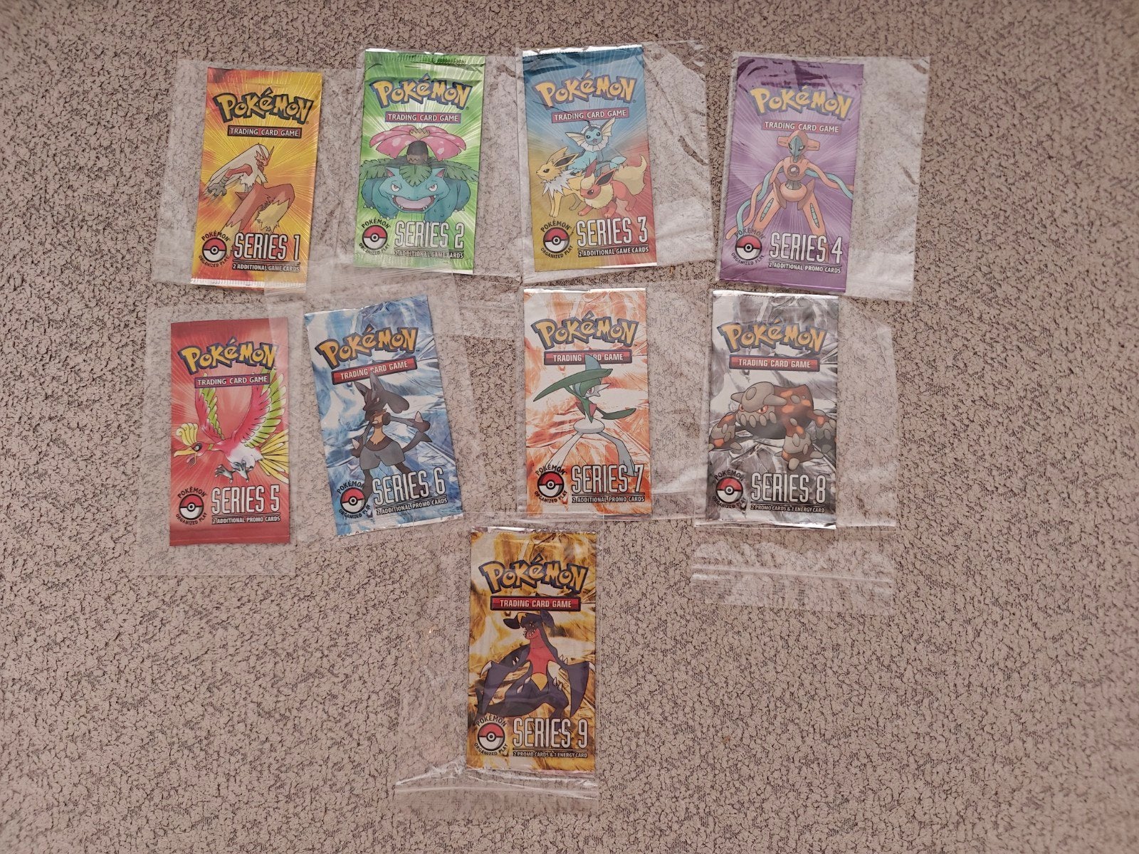 Pokémon POP series volledige set, Envoi, Booster