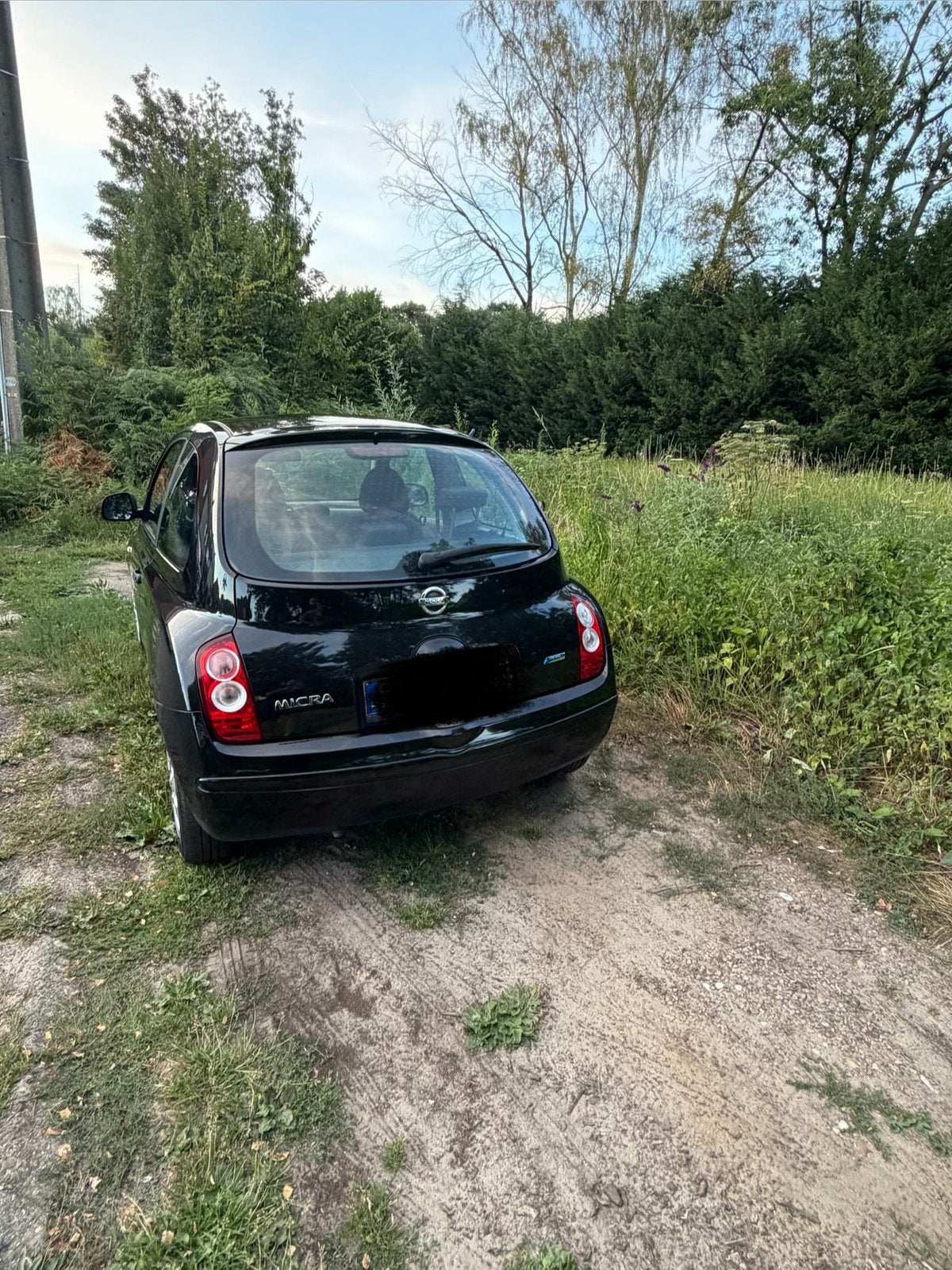 Nissan Micra k12, Auto's, Automaat, Airbags, Zwart, Micra