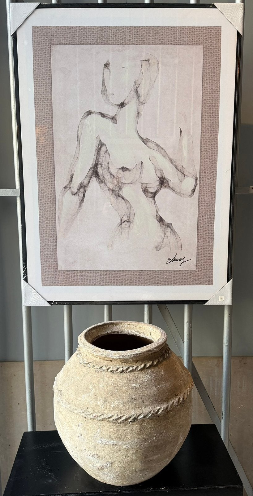 2 reproductions de femmes nues — encadrées, Enlèvement ou Envoi, Neuf