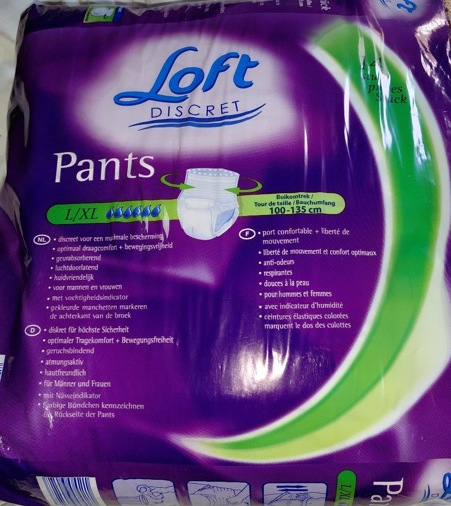 Pampers volwassenen L/XL, Divers, Enlèvement