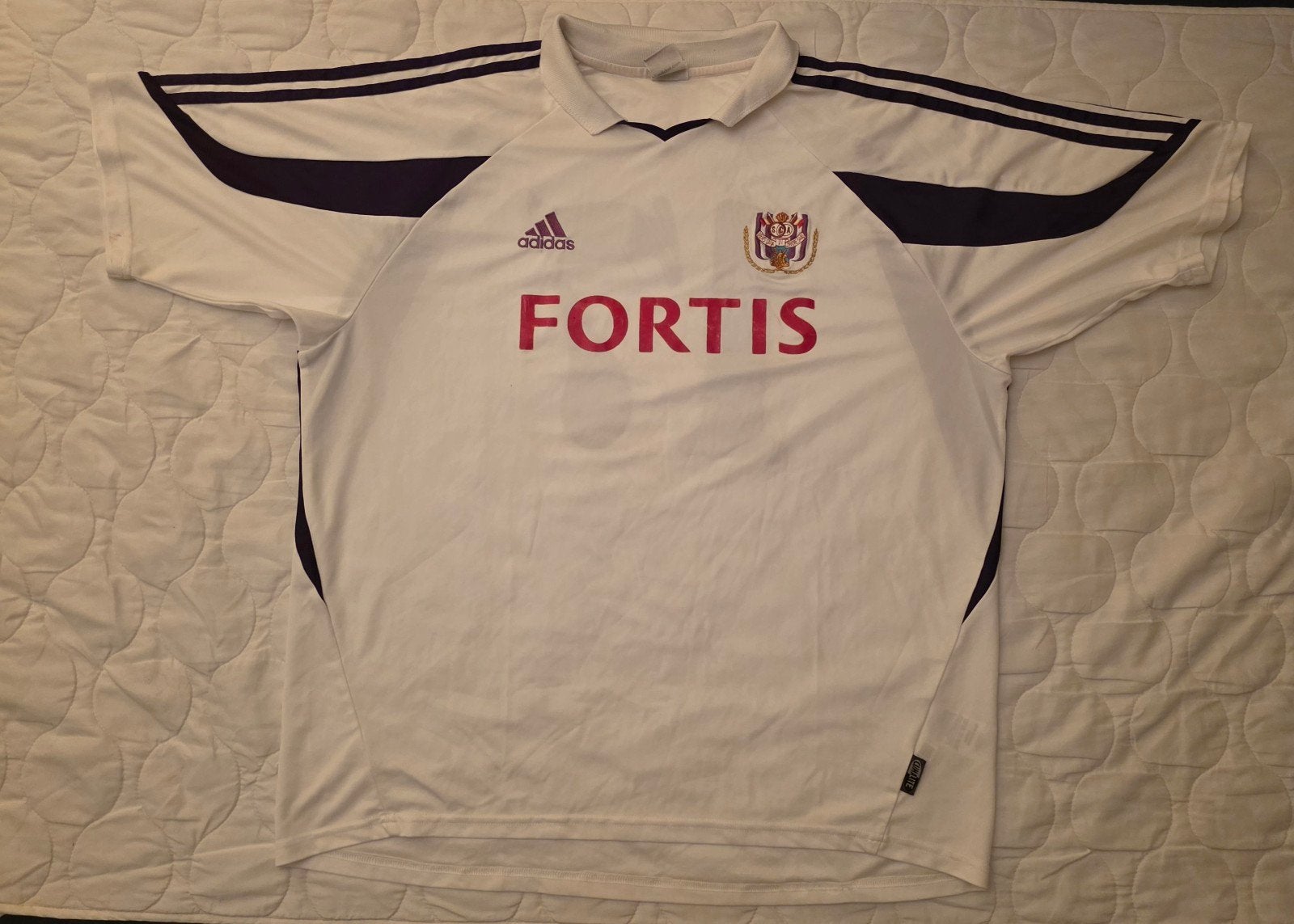 RSC Anderlecht Home Vintage shirt 2003/2005 -, Kleding | Heren, Sportkleding, Wit, Maat 56/58 (XL), Ophalen of Verzenden, Adidas