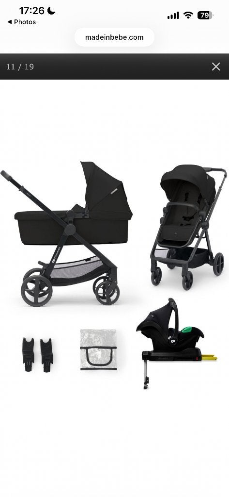 Poussette KinderKraft Newly 4en1, Enfants & Bébés, Poussettes & Combinaisons, Neuf, Autres marques, Avec siège auto, Enlèvement