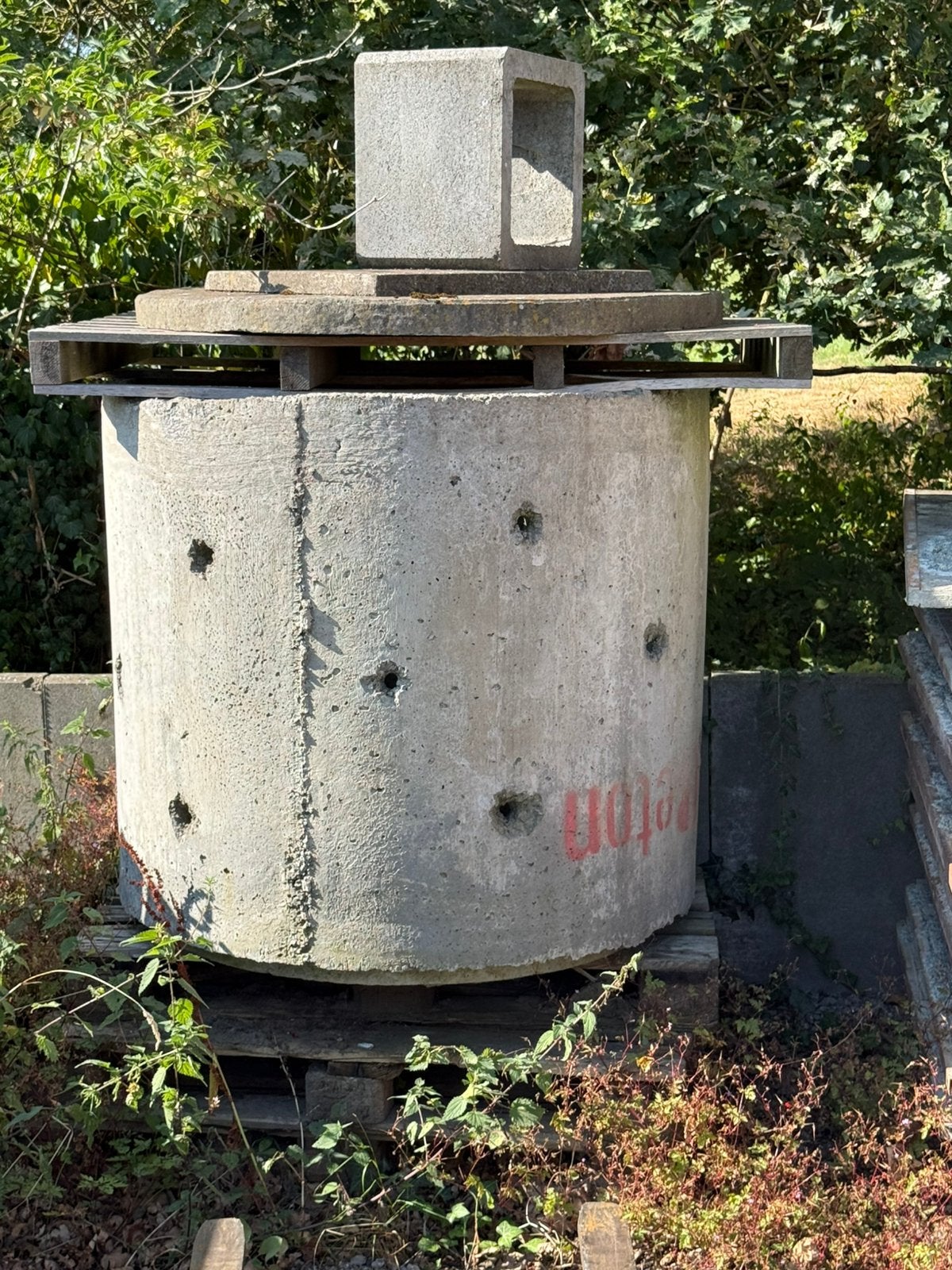 Infiltratie put beton 1000l, Ophalen, Zo goed als nieuw