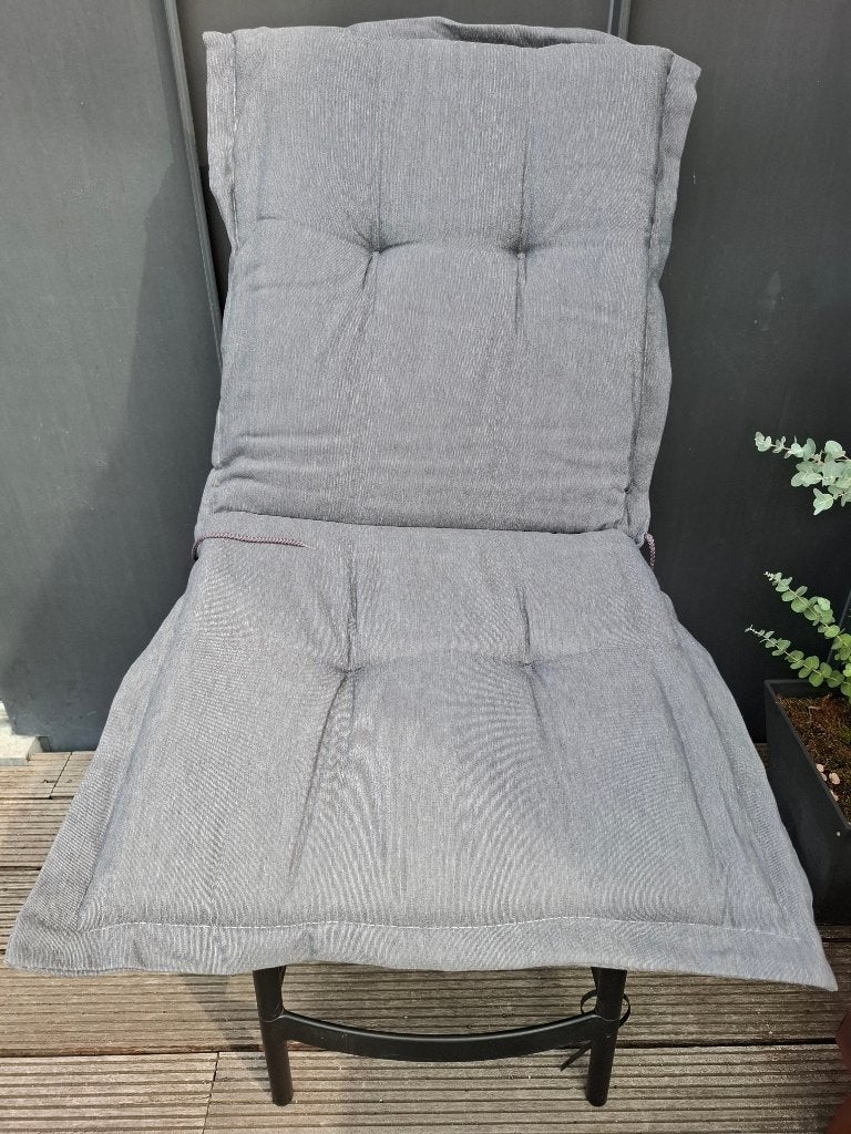 NIEUW : 4 GRIJZE TUINKUSSENS, Tuin en Terras, Tuinmeubel-accessoires, Ophalen, Nieuw