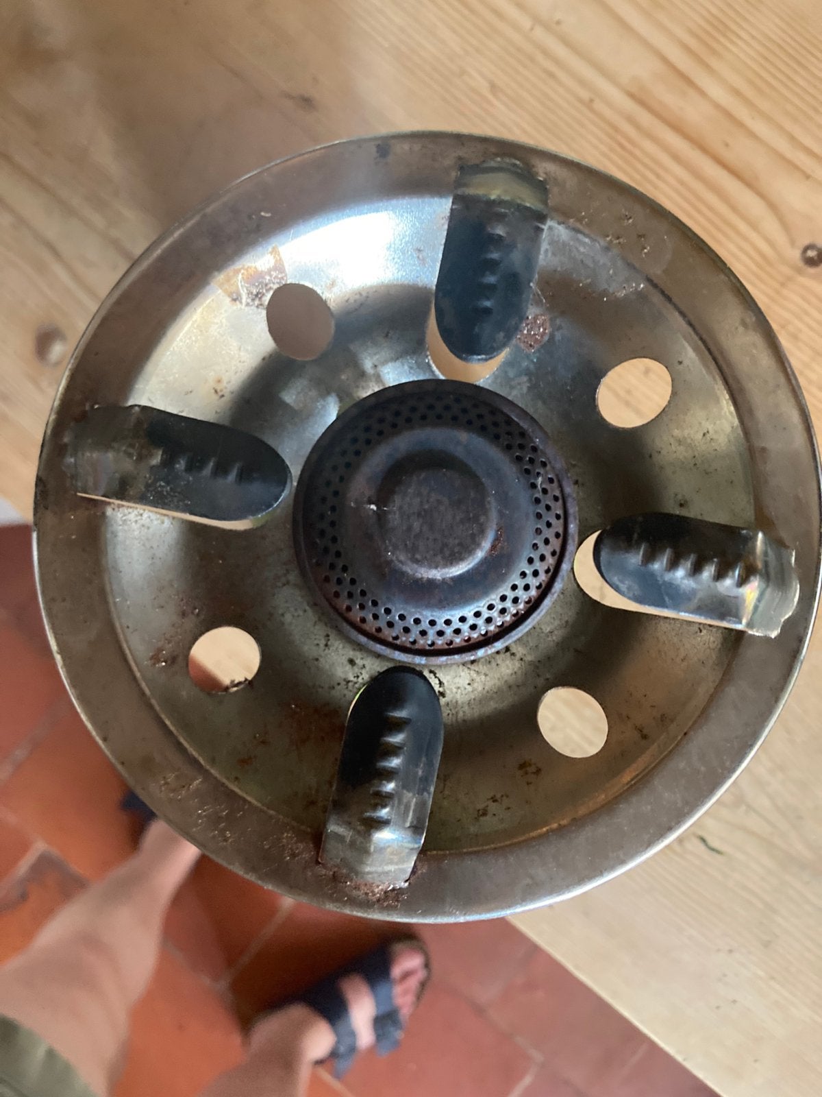 Gasbrander, Ophalen, Gebruikt
