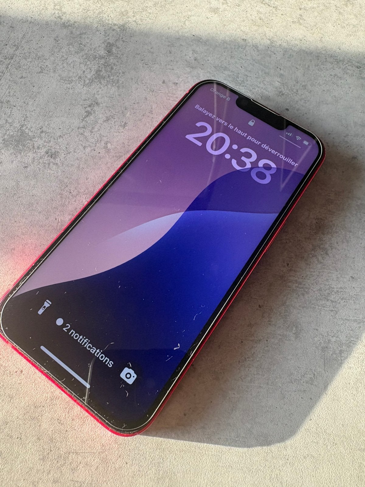 Iphone 14, Télécoms, Téléphonie mobile | Apple iPhone, Utilisé, 128 GB, Sans abonnement, iPhone 14, Rouge, Enlèvement