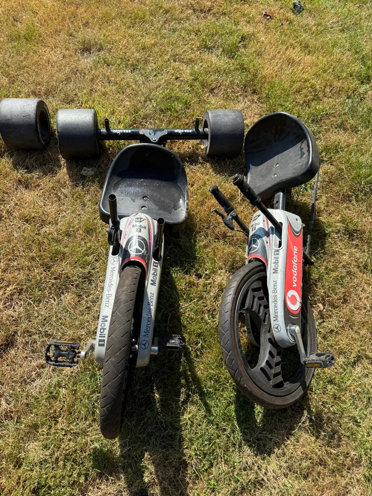 Drifttrike, Ophalen, Gebruikt