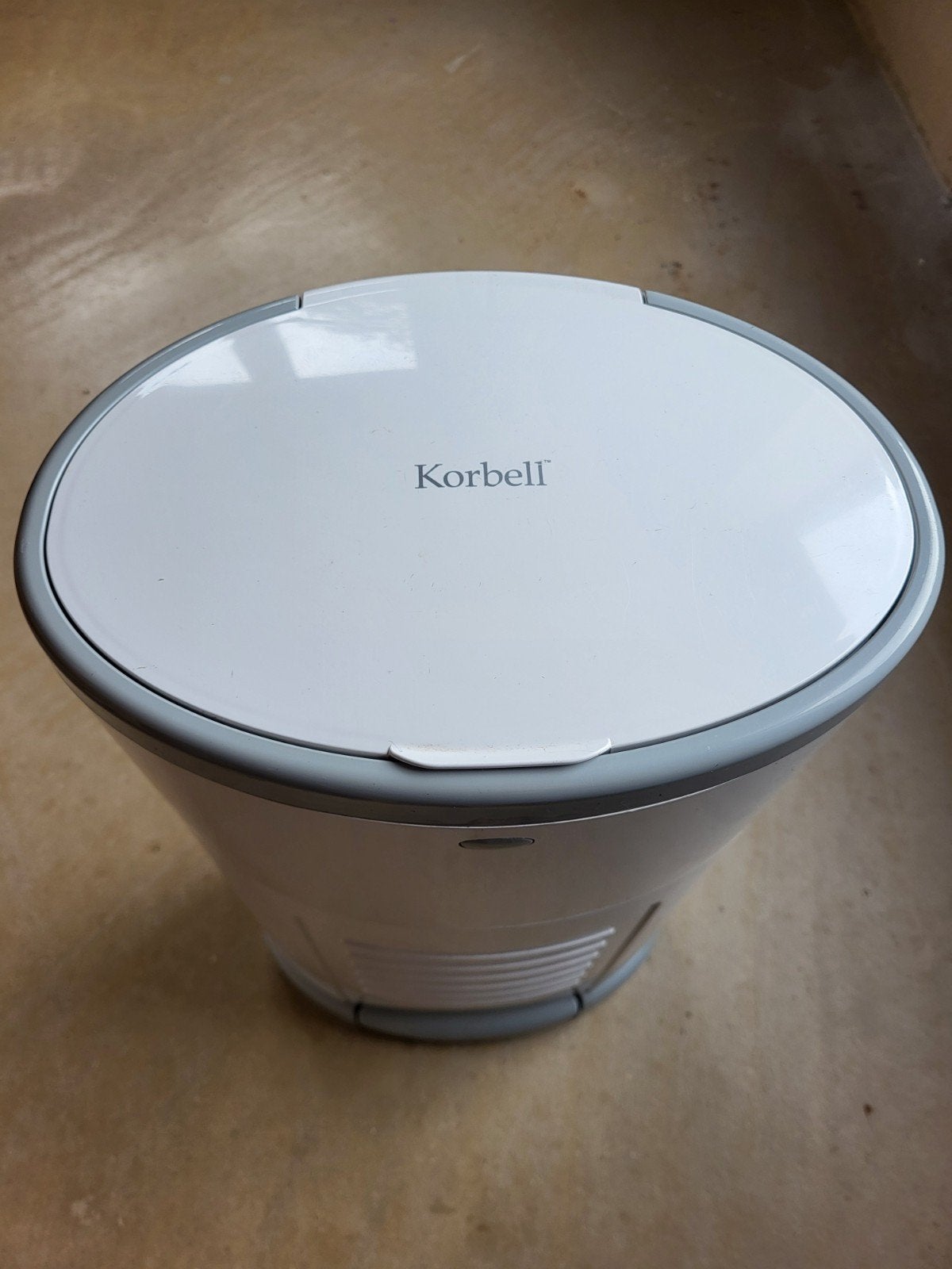 Korbell Nappy Bin Classic Luieremmer 16L Wit, Luieremmer, Zo goed als nieuw, Standaard, Ophalen