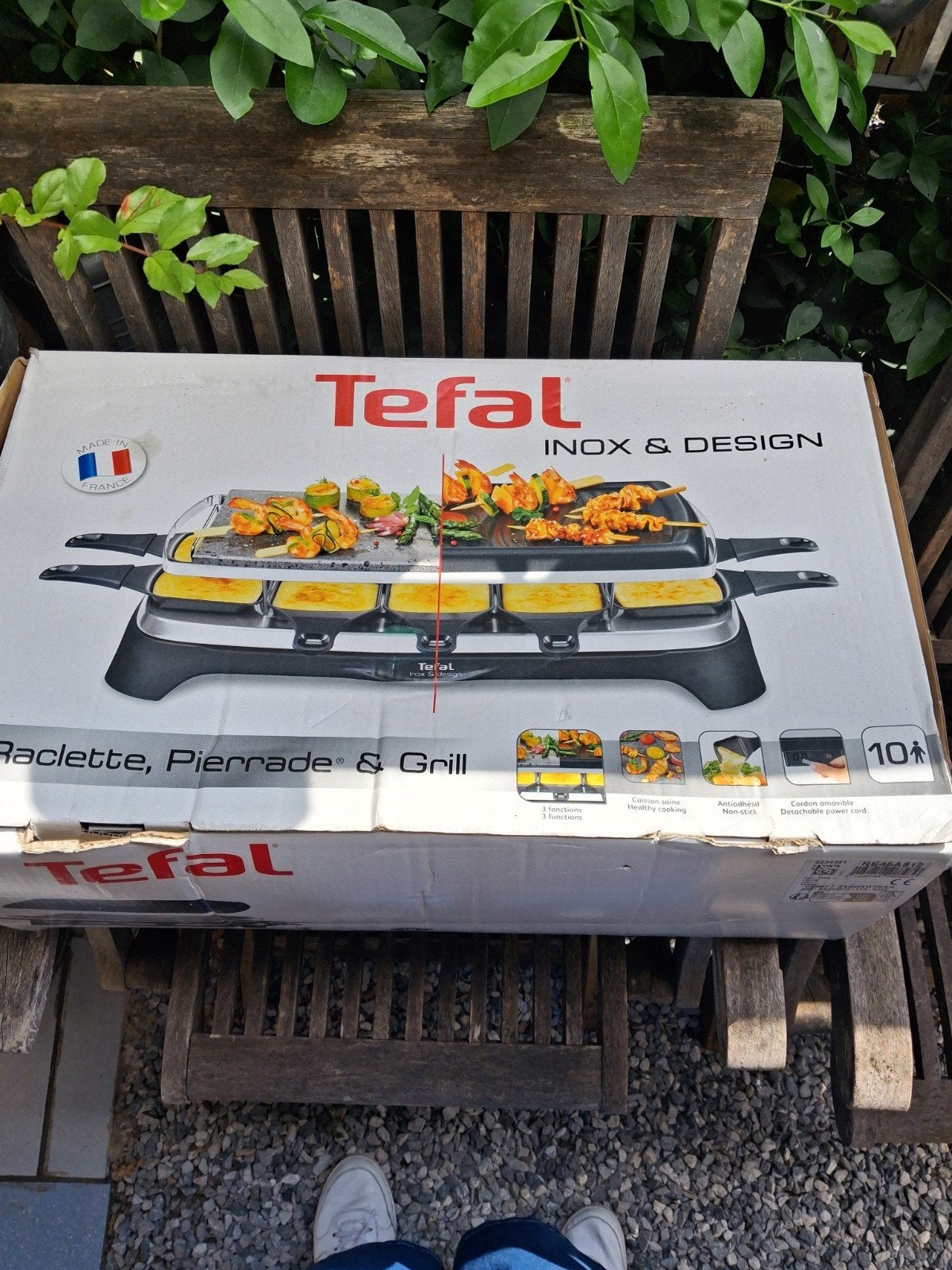 TEFAL - raclette, pierre et grill - 10 personnes, Enlèvement