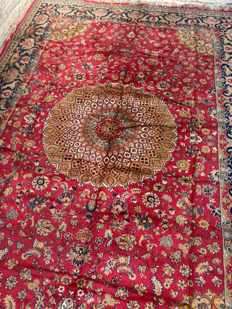 Tapis rouge., Maison & Meubles, Ameublement | Tapis & Moquettes, Enlèvement, Rouge