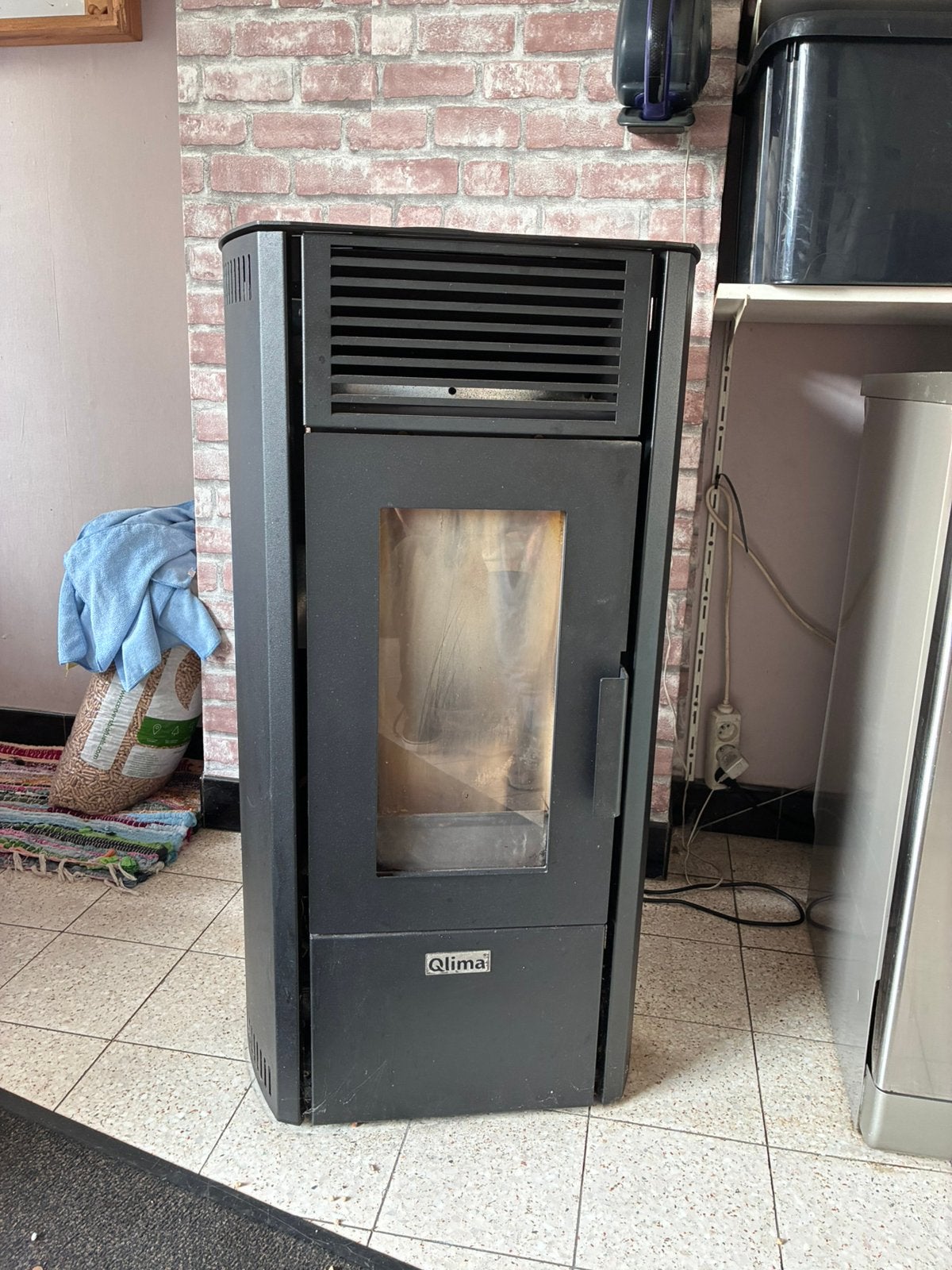 Pelletkachel, Ophalen, Overige brandstoffen, Zo goed als nieuw, Pelletkachel