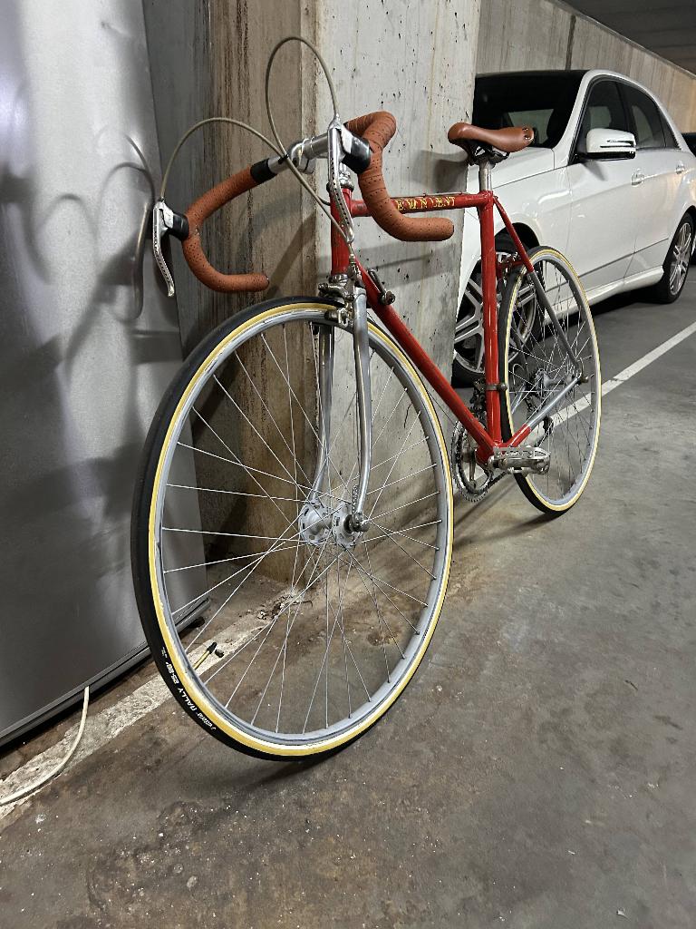 Retro koersfiets / vintage racefiets - volledig rijklaar, Fietsen en Brommers, Gebruikt, Velgrem, Versnellingen, Ophalen