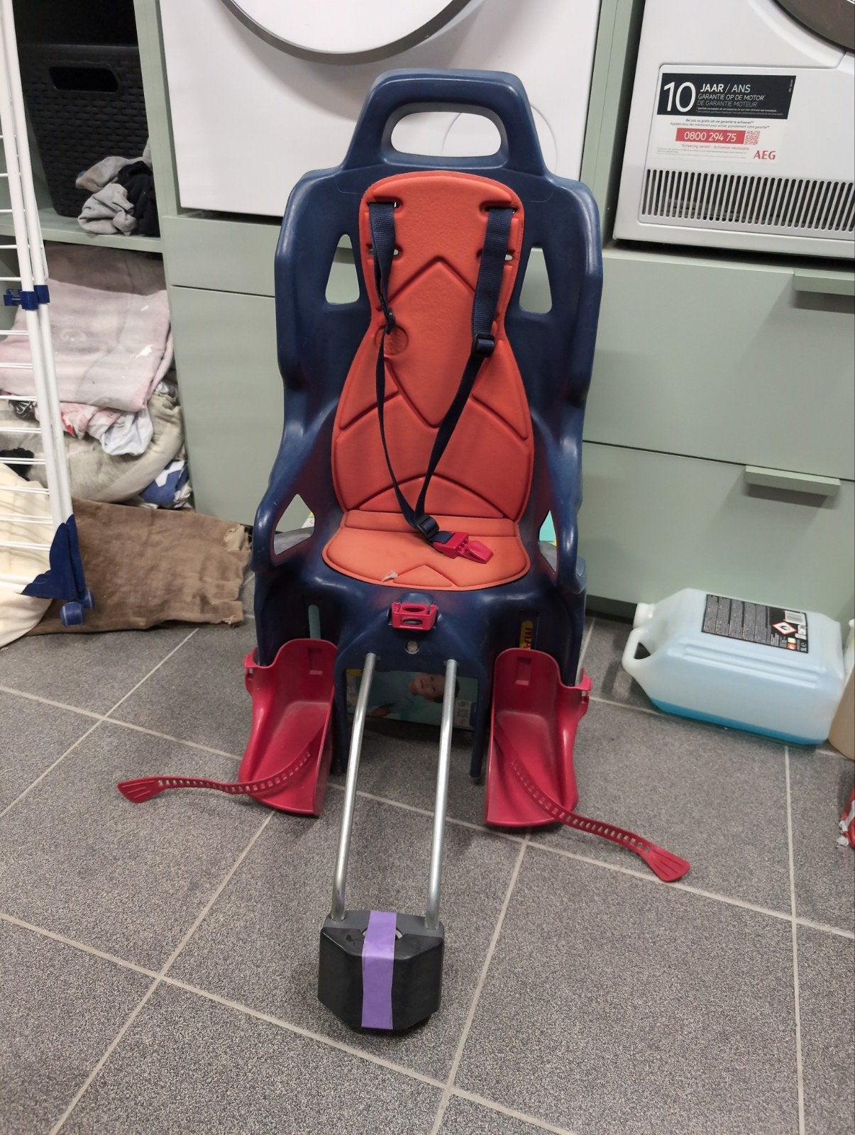 fiets stoel - montage op kader, Ophalen, Achterzitje, OKBABY, 9 t/m 36 kg
