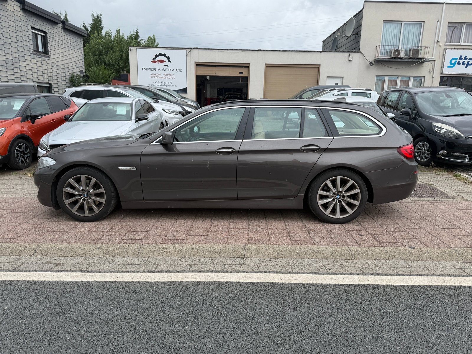 BMW 520d 2.0 Diesel* 135kW* Euro 5* 09/2012*, Auto's, Automaat, Euro 5, 1995 cc, Bruin
