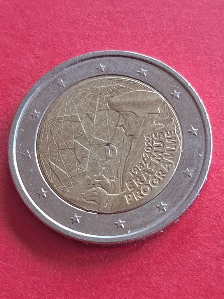 2022 J Allemagne 2 euros 35 ans programme Erasmus, Hambourg, Envoi, Allemagne, 2 euros, Monnaie en vrac