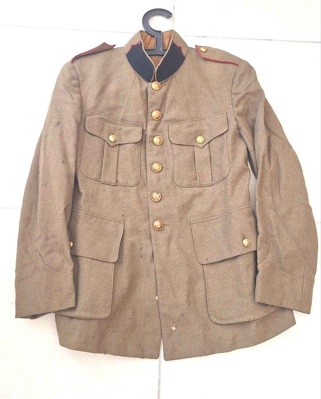 Rare veste Uniforme ABBL Artillerie, Collections, Enlèvement