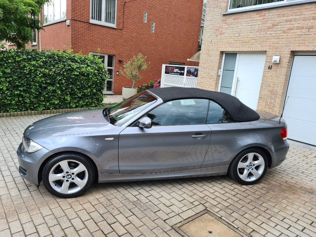 BMW 118i CABRIO Benzine, Auto's, Euro 5, 1995 cc, Zwart, Cabriolet