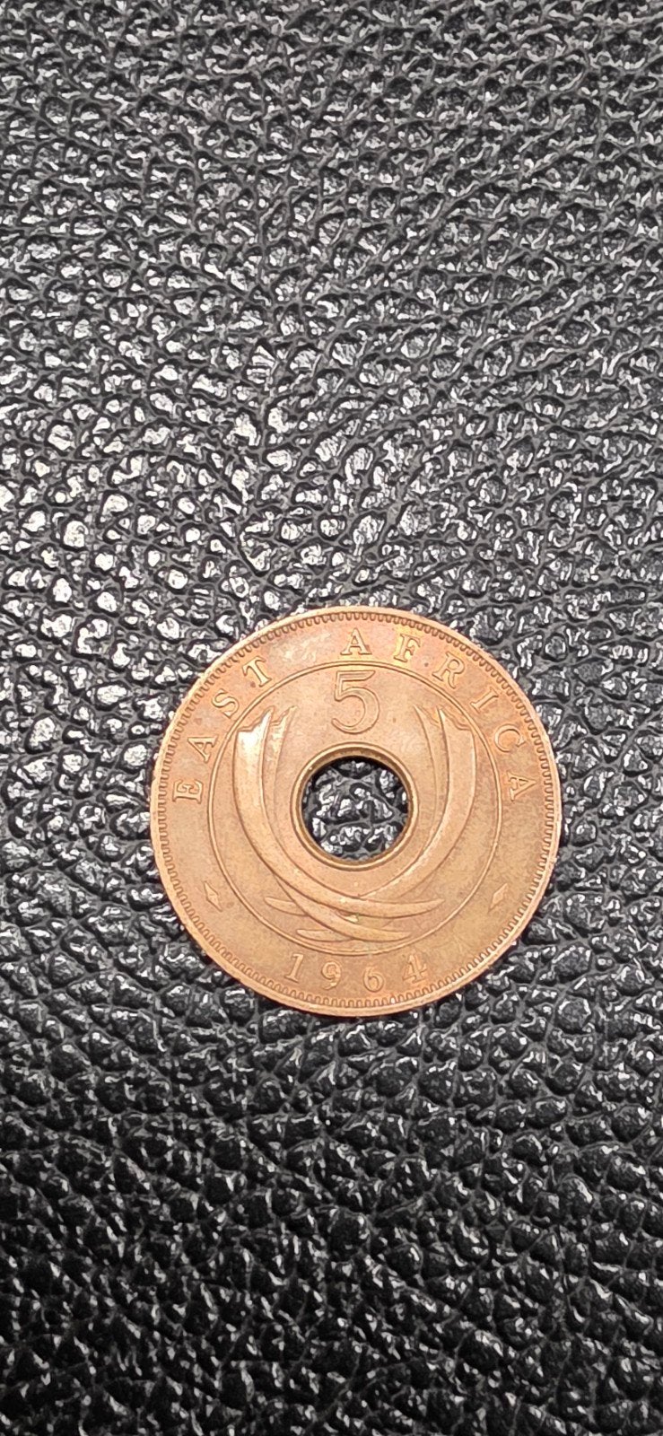 2#     Oost afrika 5 cents 1964, Postzegels en Munten, Ophalen of Verzenden