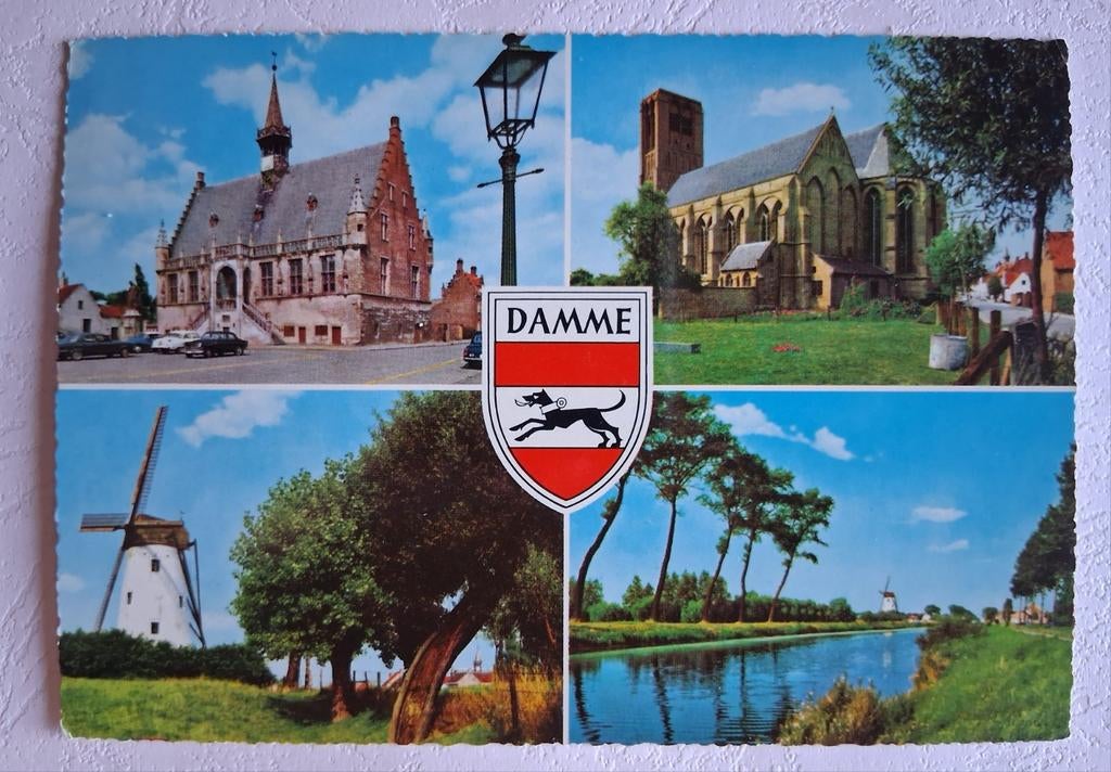 Postkaart Damme, Verzamelen, Ophalen of Verzenden