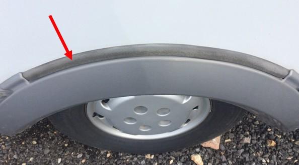 Hymer rubber achter bumper en spatborden Hymer B modellen, Ophalen of Verzenden, Nieuw